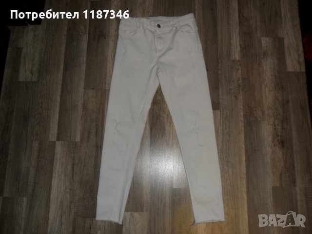 бели дънки 164 размер, снимка 1 - Детски панталони и дънки - 38627414