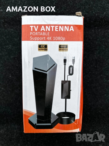 Портативна ТВ антена – 4K / 1080p, снимка 3 - Приемници и антени - 52361179