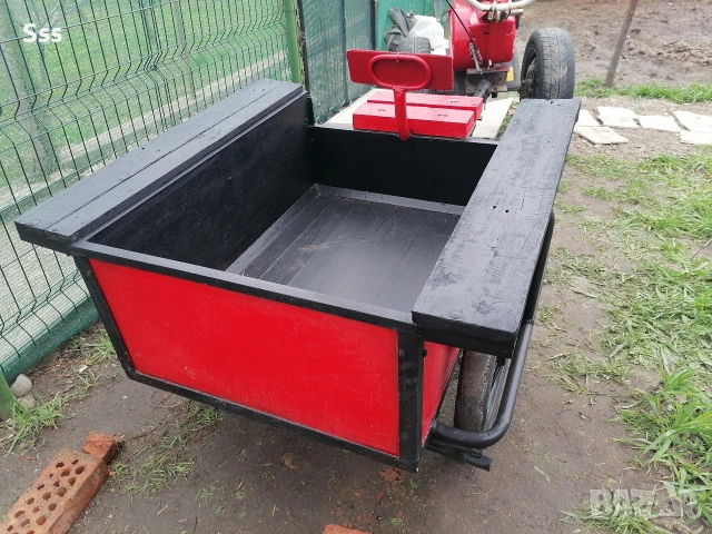 Ремарке за мотофреза със спирачки , снимка 4 - Градинска техника - 53051571