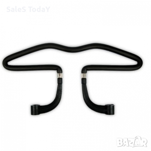 Закачалка за автомобил, Метална, Гуменото покритие, черен цвят, снимка 3 - Аксесоари и консумативи - 44892904