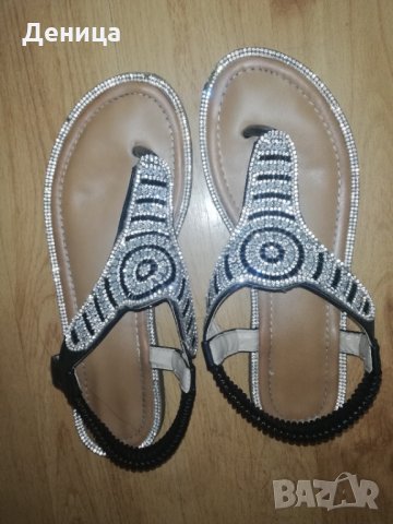 Сандали с камъчета , снимка 3 - Сандали - 33119594