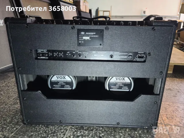 VOX AC30 CC2 2x12 лампов китарен усилвател с кожен калъф, снимка 4 - Китари - 49879989