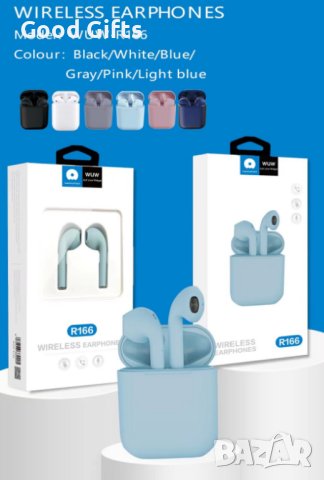 Безжични слушалки R166 с кристален звук Earphones, снимка 8 - Безжични слушалки - 43088984