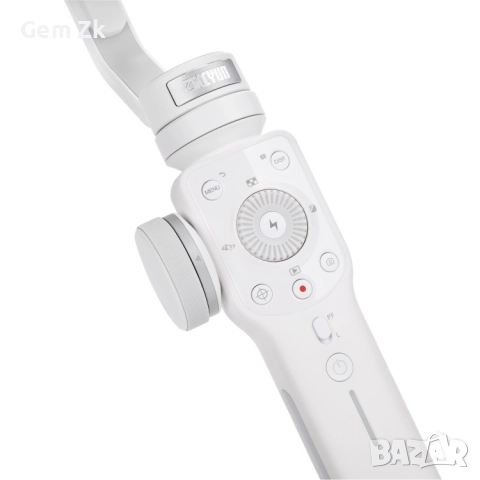 Бяла стабилизация за телефон Zhiyun Smooth 4 Gimbal, снимка 2 - Селфи стикове, аксесоари - 52748376