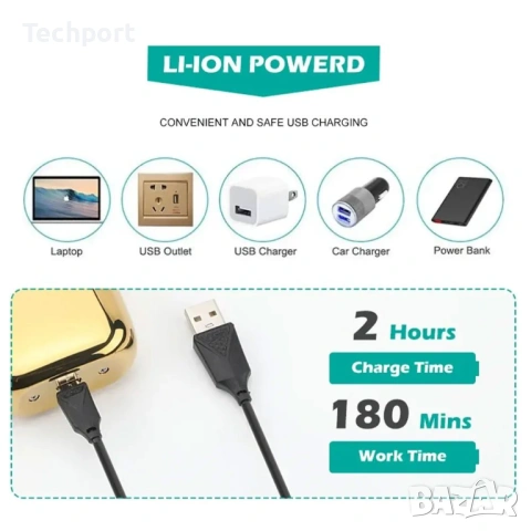 VGR V-350 Professional Shaver – Професионалнен шейвър (Gold), снимка 3 - Електрически самобръсначки - 53589184