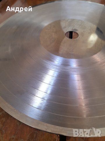 Стара метална грамофонна плоча, матрица , снимка 2 - Други ценни предмети - 42992067
