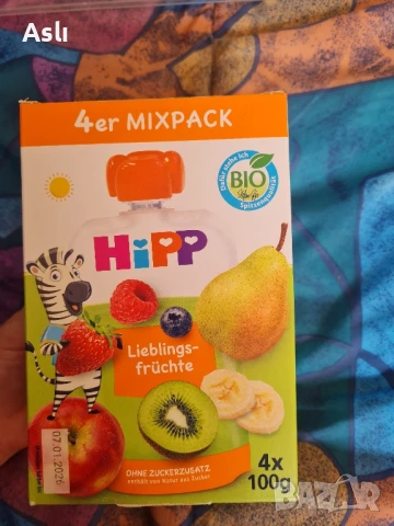 плодово пюре 