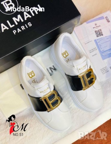 🔥Balmain уникални дамски обувки / два цвята🔥, снимка 3 - Маратонки - 43420295