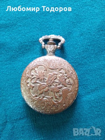 Джобен часовник с капак MARINA-antimagnetic, снимка 2 - Други ценни предмети - 33367170