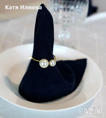 Пръстени за салфетки различни видове, рингове за салфетки, снимка 5 - Аксесоари за кухня - 49180053