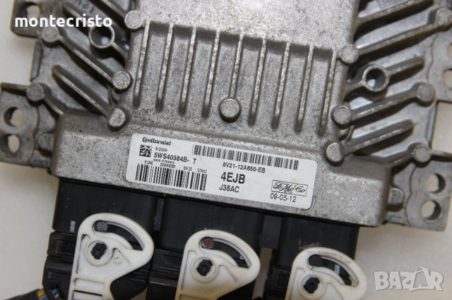 Моторен компютър ECU Ford Fiesta MK7 (2008-2013г.) 8V21-12A650-EB / 8V2112A650EB / 5WS40584BT, снимка 2 - Части - 43323885