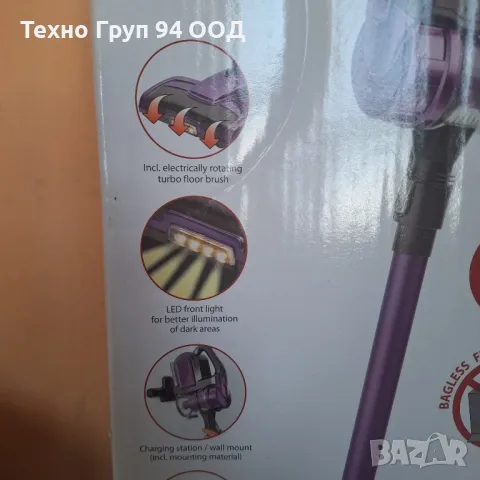 Акумулаторна прахосмукачка с възможност за работа до минути - чисто нова неизползвана , снимка 12 - Прахосмукачки - 49946286