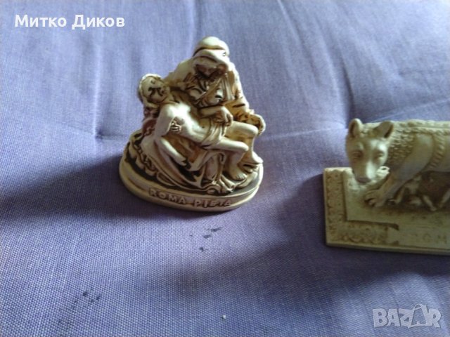 Рим вълчицата и Пиета скулптурки, снимка 2 - Декорация за дома - 43037434