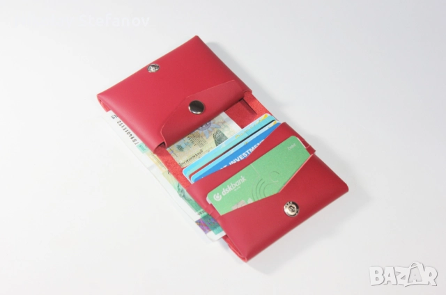 Вертикален оригами портфейл, снимка 2 - Портфейли, портмонета - 52850612