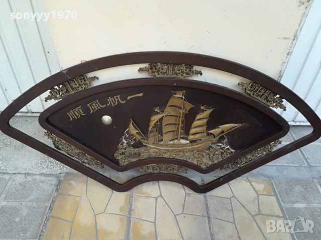 КОРАБ-ГОЛЯМА КАРТИНА 2805221714, снимка 5 - Антикварни и старинни предмети - 36903199