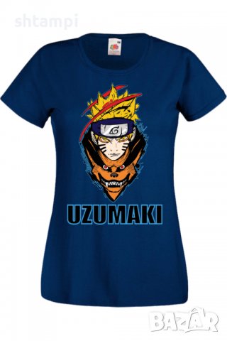 Дамска тениска Naruto Uzumaki 01,Анимация,игра,Празник,Повод., снимка 6 - Тениски - 38060981