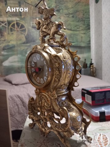 Бароков часовник от месинг. , снимка 5 - Други - 38728914