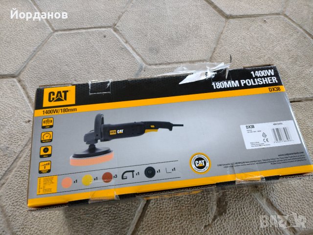нова полирмашина CAT DX38 1400w 180mm., снимка 4 - Полирмашини - 40302773