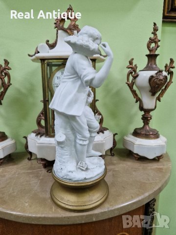 Красива антикварна колекционерска италианска фигура статуетка от порцелан , снимка 2 - Статуетки - 43669927
