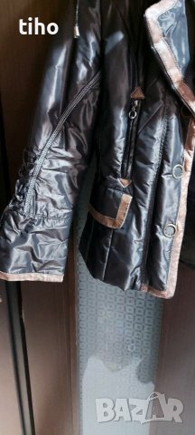 Дамско яке BILANDI размер S с яка и ракавели от естествена лисица. , снимка 3 - Якета - 38614921