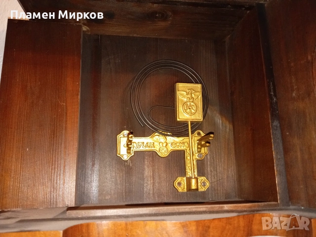 Стар германски стенен часовник, снимка 7 - Стенни часовници - 53193184