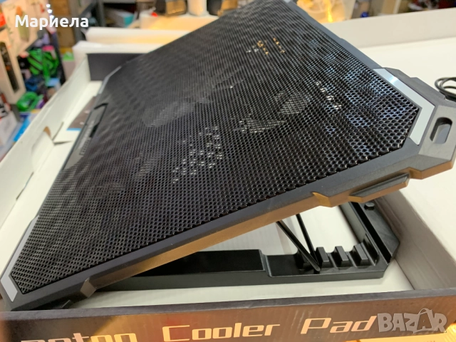 Охлаждаща подложка за лаптоп / Геймърска охладителна подложка, снимка 5 - Друга електроника - 51651524