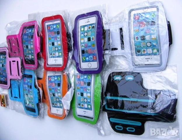 Спортен Предпазен Неопренов КАЛЪФ 150x80мм за Мобилен Телефон Смартфон и др. Мек Кейс за Ръка БАРТЕР, снимка 4 - Калъфи, кейсове - 50899185