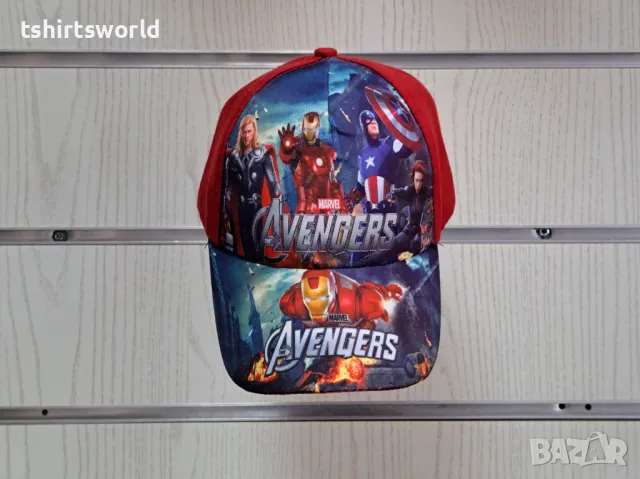 Нова детска шапка с козирка с героите от Отмъстителите (The Avengers), снимка 3 - Шапки, шалове и ръкавици - 47676630