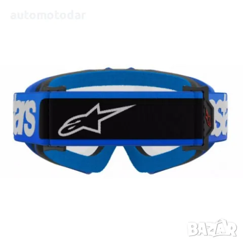 Детски мотокрос очила ALPINESTARS VISION BLAZE BLUE CLEAR, снимка 3 - Аксесоари и консумативи - 48740402