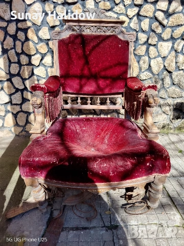 ръчно изработен стол Френската буржоазия, снимка 2 - Антикварни и старинни предмети - 53474691