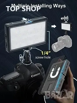 Видео светлина на камерата за DSLR, снимка 3 - Друга електроника - 48751780