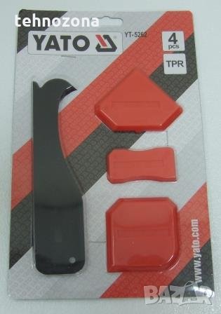 Шпакли за силикон 4бр/к-т ПВЦ YATO, Полша