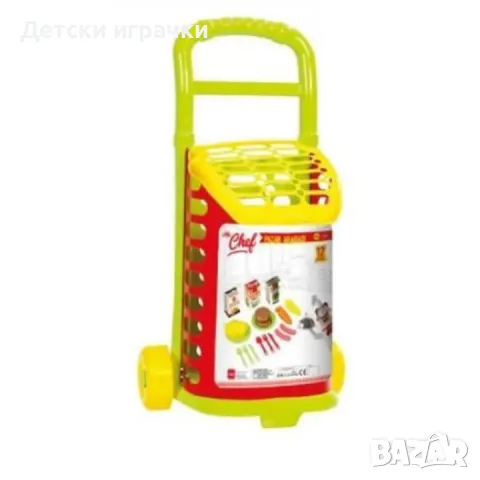 Детска количка за пазаруване с продукти , снимка 2 - Образователни игри - 49853280