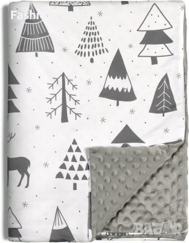 Ново Детско бебешко одеяло меко плюшено за новородени Унисекс