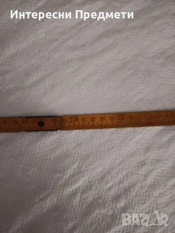 Стар Немски Дървен Метър, снимка 3 - Други ценни предмети - 50100539