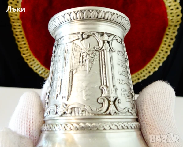 Чаша от калай WMF,лимитирана серия,барок. , снимка 7 - Антикварни и старинни предмети - 51394962