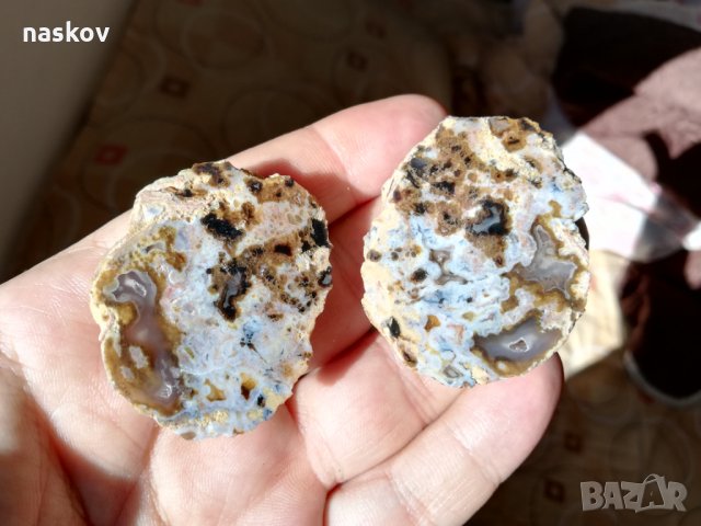 Кристали ванадинит, флуорит, цитрин, ахат, пирит, лепидолит, розов кварц, калцит, яспис, снимка 7 - Колекции - 27739617