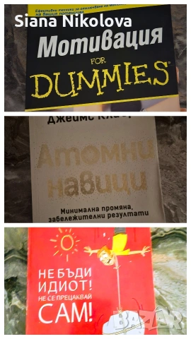 motivation for dummies,атомни навици , Не бъди идиот , снимка 2 - Специализирана литература - 53307227