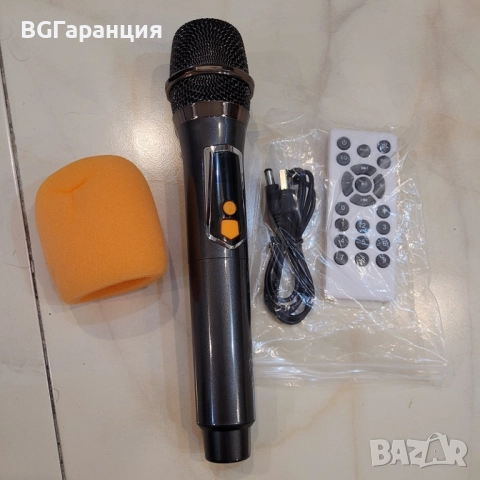 Bluetooth Караоке Колонка 2x8 с безжичен микрофон, снимка 6 - Тонколони - 51778311