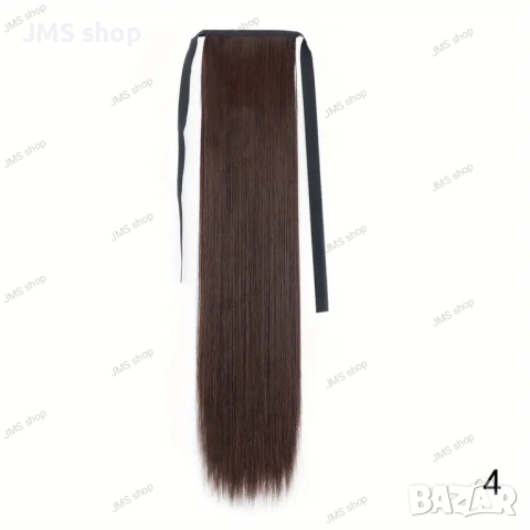 Естествено изглеждаща синтетична коса за жени и момичета, 6цвята, снимка 11 - Аксесоари за коса - 43591862