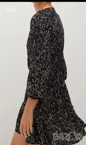  Дамска рокля с дълъг ръкав -MANGO, снимка 4 - Рокли - 53466363