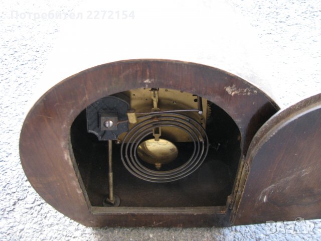 Британски каминен часовник , снимка 4 - Антикварни и старинни предмети - 28405040