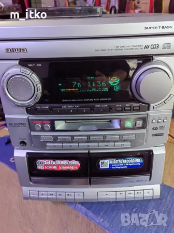 Aiwa XR-H220MD/Minidisc стерео уредба, снимка 9 - Аудиосистеми - 49606418
