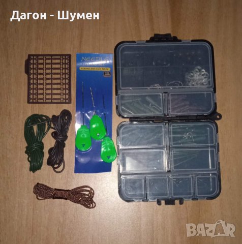 Кутия с монтажи за шарански риболов, снимка 2 - Такъми - 39749122
