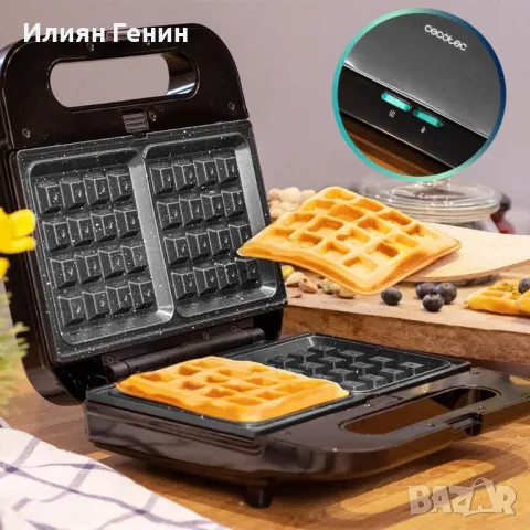 Грил за сандвичи и гофрети, снимка 2 - Скари - 49734841