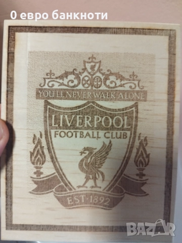 ДЪРВЕН ПЛАКЕТ „ЛИВЕРПУЛ“, снимка 4 - Фен артикули - 52186932