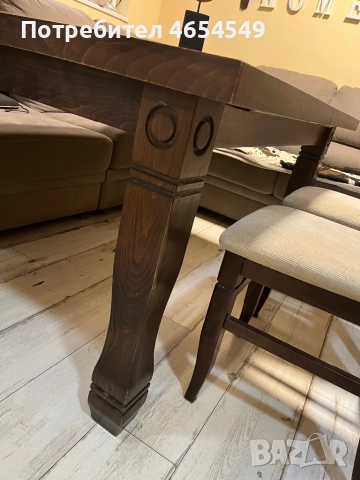 Трапезна кухненска маса, снимка 3 - Маси - 52456047