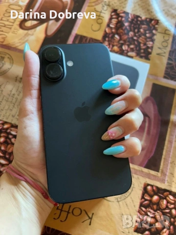 iPhone 16 с кутия и 1 година оставаща гаранция , снимка 2 - Apple iPhone - 53223648