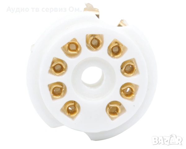 ЦОКЪЛ ЗА РАДИОЛАМПА КЕРАМИЧЕН 7/8/9 ПИНА, снимка 9 - Аудиосистеми - 53333828