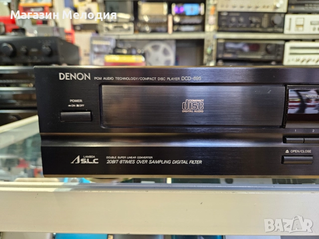 CD Player DENON DCD-695 Black с оригинално дистанционно. В отлично техническо и визуално състояние., снимка 6 - Декове - 52379150